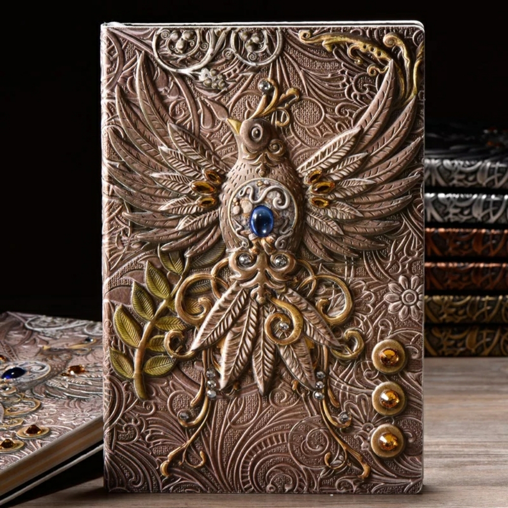5⭐ Rated.🧡 Embossed Phoenix Journal - Picture 14 of 16